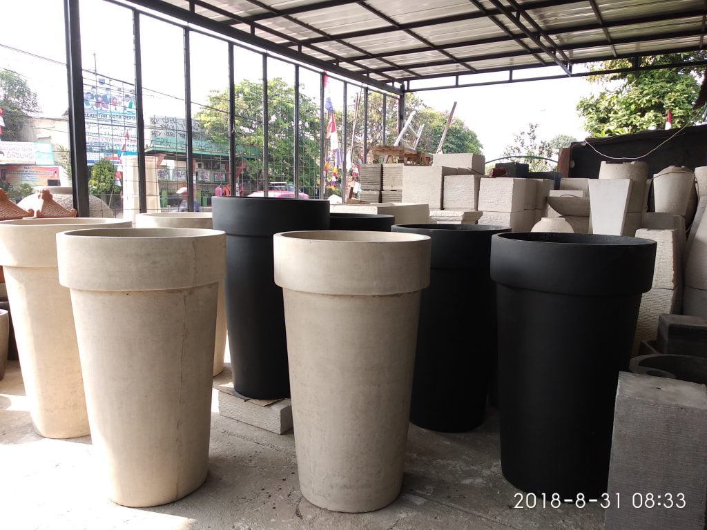  Pot  beton  tipe jumbo size finishing doff Bak Mandi Unik